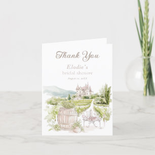 Provence Elegant Chateau Fransk Land Möhippa Tack Kort