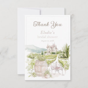Provence Elegant Chateau Fransk Land Möhippa Tack Kort