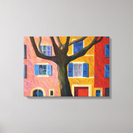 Provence et platane canvastryck