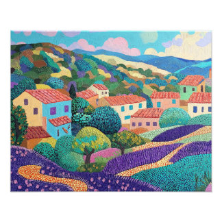 Provence France Landscape Fototryck