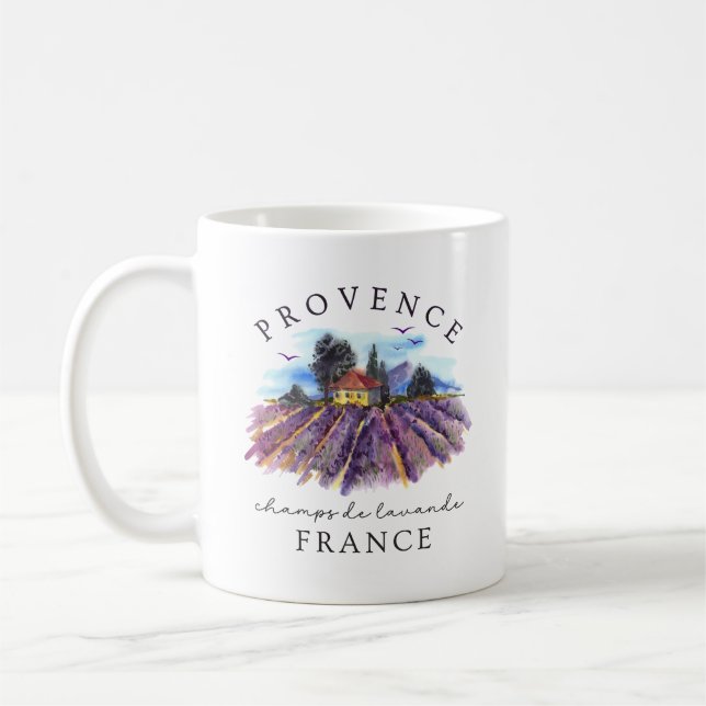 Provence France – Lavender Fields Kaffemugg (Vänster)