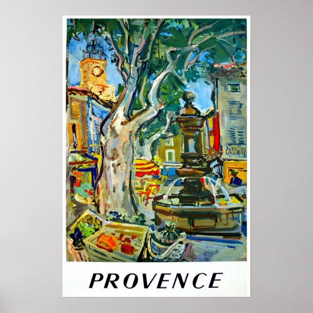 Provence, Frankrike affisch (Framsidan)