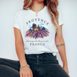 Provence Frankrike – Lavendelfält T Shirt