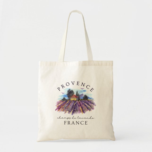 Provence Frankrike – Lavendelfält Tygkasse (Framsidan)