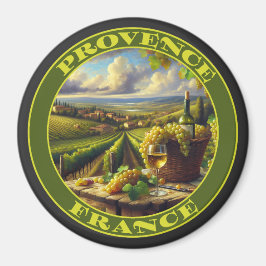 Provence Frankrike Vin Land Magnet