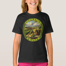 Provence Frankrike Vin Land T Shirt