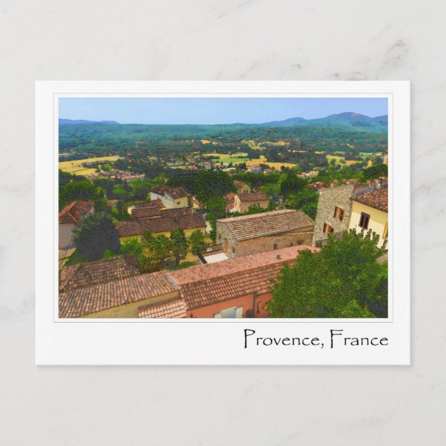 Provence Frankrike Vykort (Framsida)