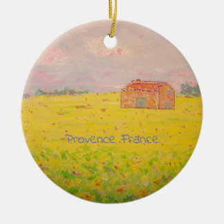 Provence frankriken julgransprydnad keramik