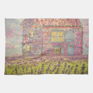 Provence House och Lavender Fält Kökshandduk