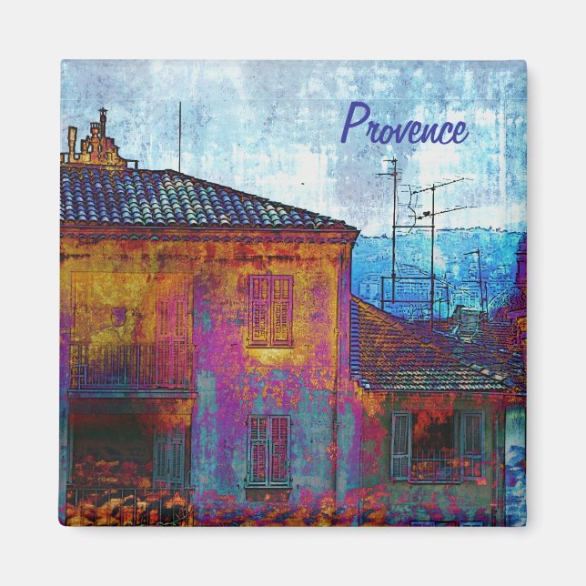 Provence kvällsmagnet magnet (Framsidan)