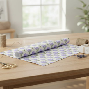 Provence Lavender Bunches Wrapping Papper Presentpapper