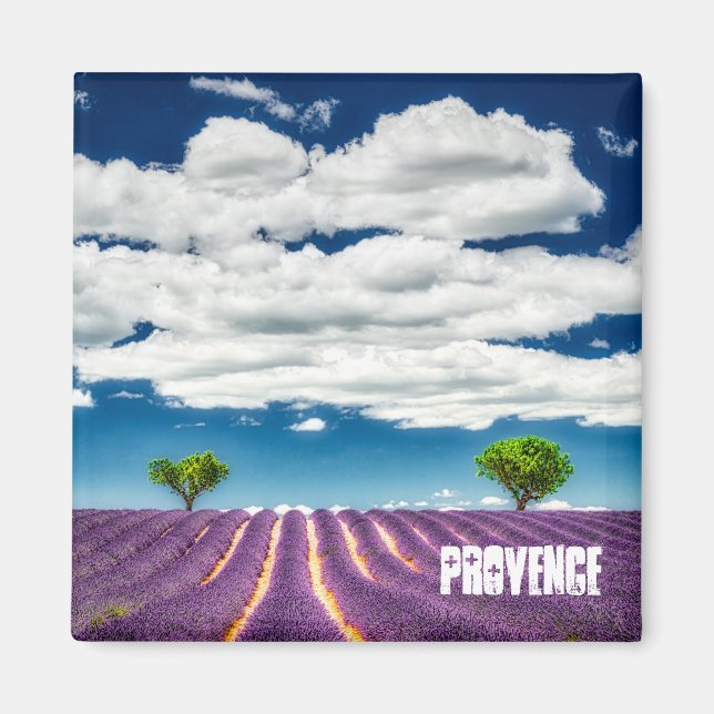 Provence magnet, Valensole lavender Magnet (Framsidan)