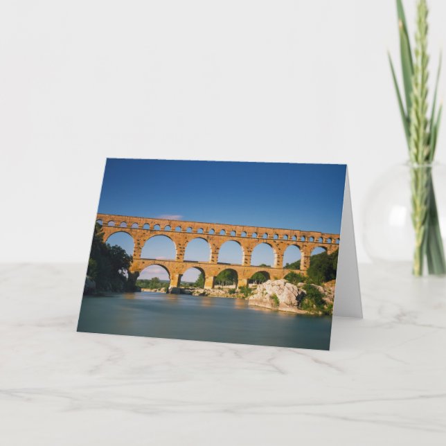 Provence - Pont du Gard-hälsningskort Kort (Framsida)