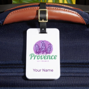 Provence Retro Lavender Fransk Riviera Frankrike Bagagebricka