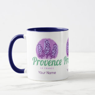 Provence Retro Lavender Fransk Riviera Frankrike Mugg