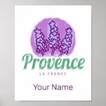 Provence Retro Lavender Fransk Riviera Frankrike