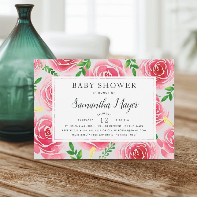 Provence Ro Baby Shower-inbjudan Inbjudningar (Skapare uppladdad)
