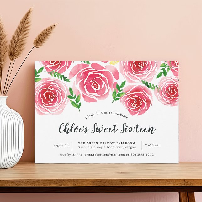 Provence Ro Sweet sixteen-inbjudan Inbjudningar (Skapare uppladdad)
