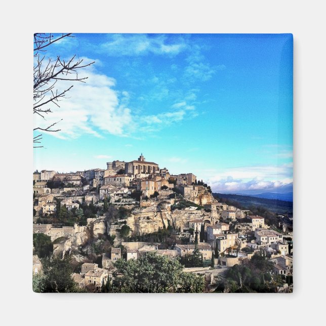 Provence village: Gordes Magnet (Framsidan)