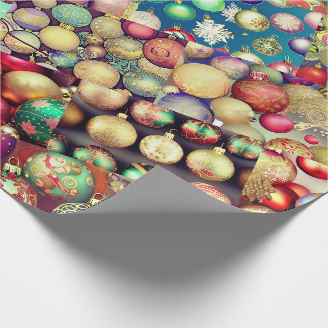 Prover på prydnadsföremål för årshjul presentpapper (Hörn)