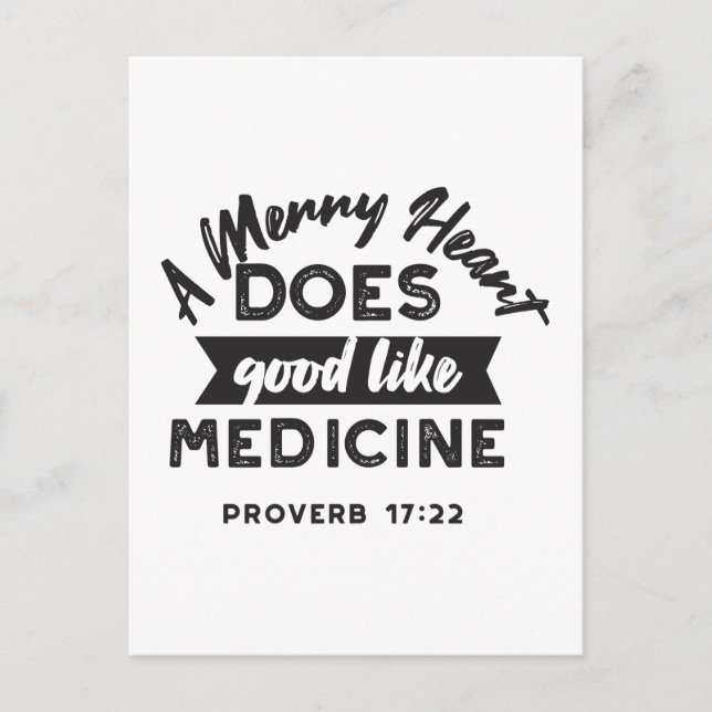 Proverb 17 Alternativ design 1 för dubbel citattec Vykort (Framsida)