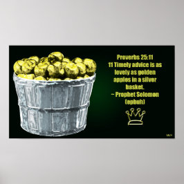 Proverb 25:11 Poster
