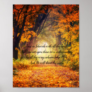 Proverb 3: 5-6 poster