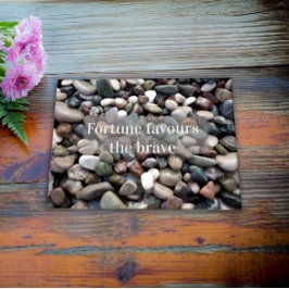 Proverb-förmögenhet gynnar den modiga poster