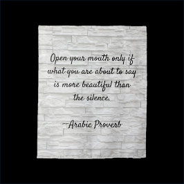 Proverb Wisdom Quote Tapestry