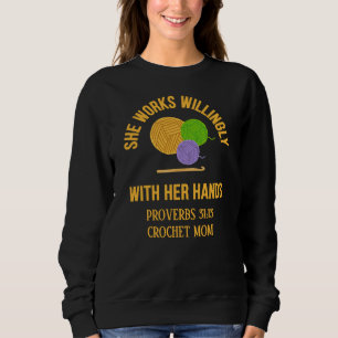 PROVERBIA 31 Virkad Mamma Garn T Shirt