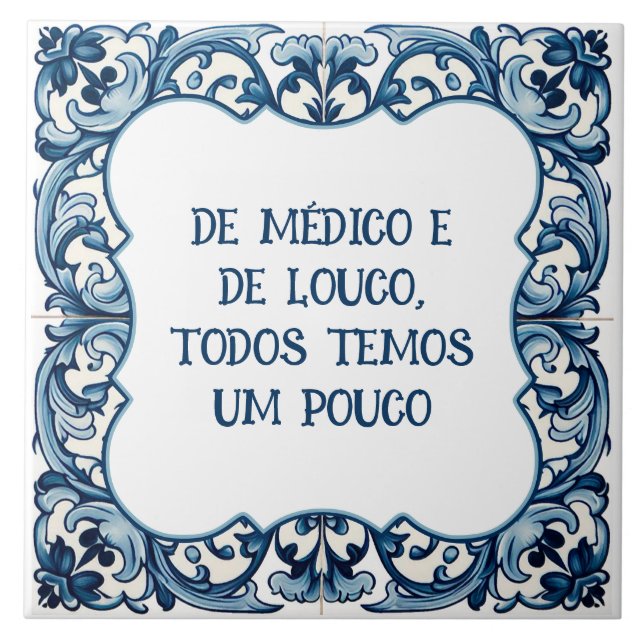 Provérbio português kakelplatta (Framsidan)