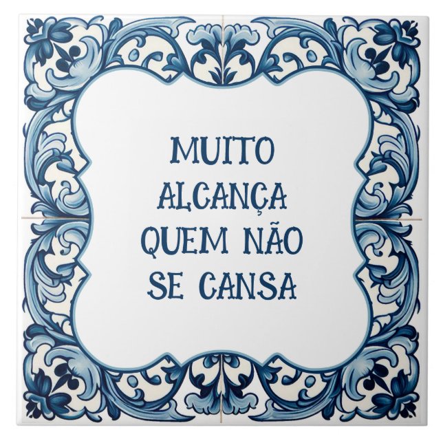 Provérbio português kakelplatta (Framsidan)
