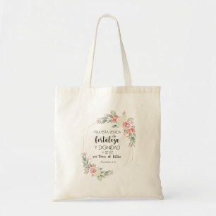 Proverbios 31 25 Bolso de tela Tygkasse