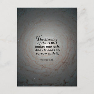 Proverbs10:22 Vykort