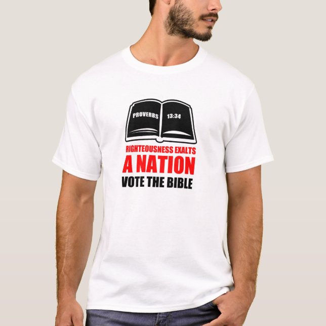 Proverbs13:34T-tröja Tee Shirt (Framsida)