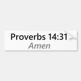Proverbs14:31 Bildekal