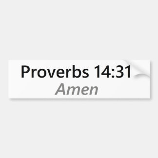 Proverbs14:31 Bildekal