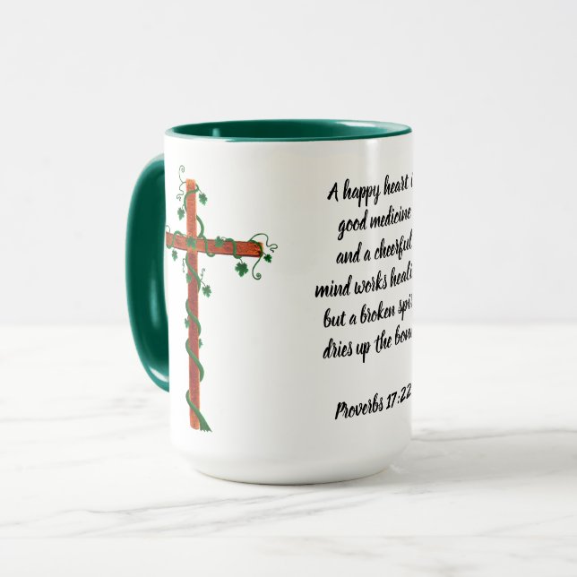 Proverbs17:22 - 15 uns mugg (Framsida vänster)