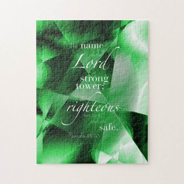 Proverbs18:10 Pussel (Vertikal)