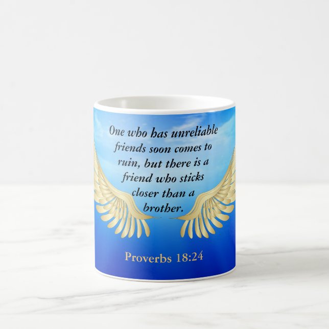 Proverbs18:24 Kaffemugg (Center)