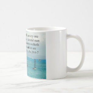 Proverbs20:6 - Scripturegåva för 7 far Kaffemugg