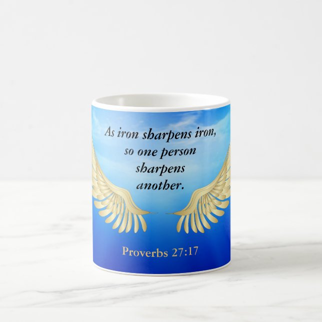 Proverbs27:17 Kaffemugg (Center)