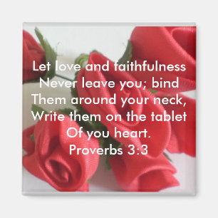 Proverbs3:3 Magnet