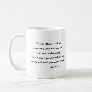 Proverbs3:5 - 6% pipe% bibelVerse Kaffemugg