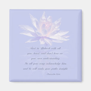 Proverbs3:5 - 6% pipe% bibelVerse Magnet