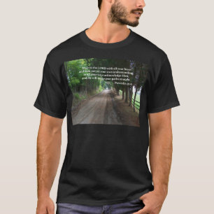 Proverbs3:5 - för bibelVerse för 6 kristen affis Tee Shirt