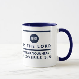 Proverbs3:5förtroende i lorden Kaffe Råna Mugg