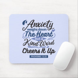 Proverbs 12:25 Bible Verse – Kind Word Art Musmatta