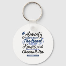 Proverbs 12:25 Bible Verse – Kind Word Art