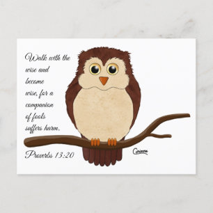 Proverbs 13:20 - vykort